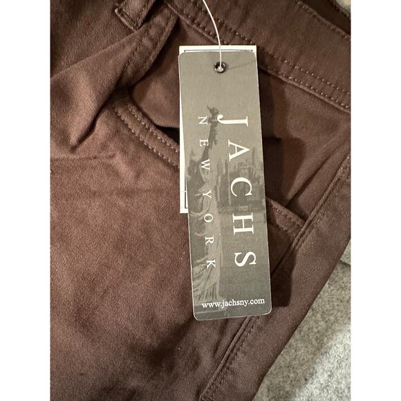 NWT Men's Jachs 5 Pocket Slim Fit Pants 33x30 Brown - Picture 2 of 6
